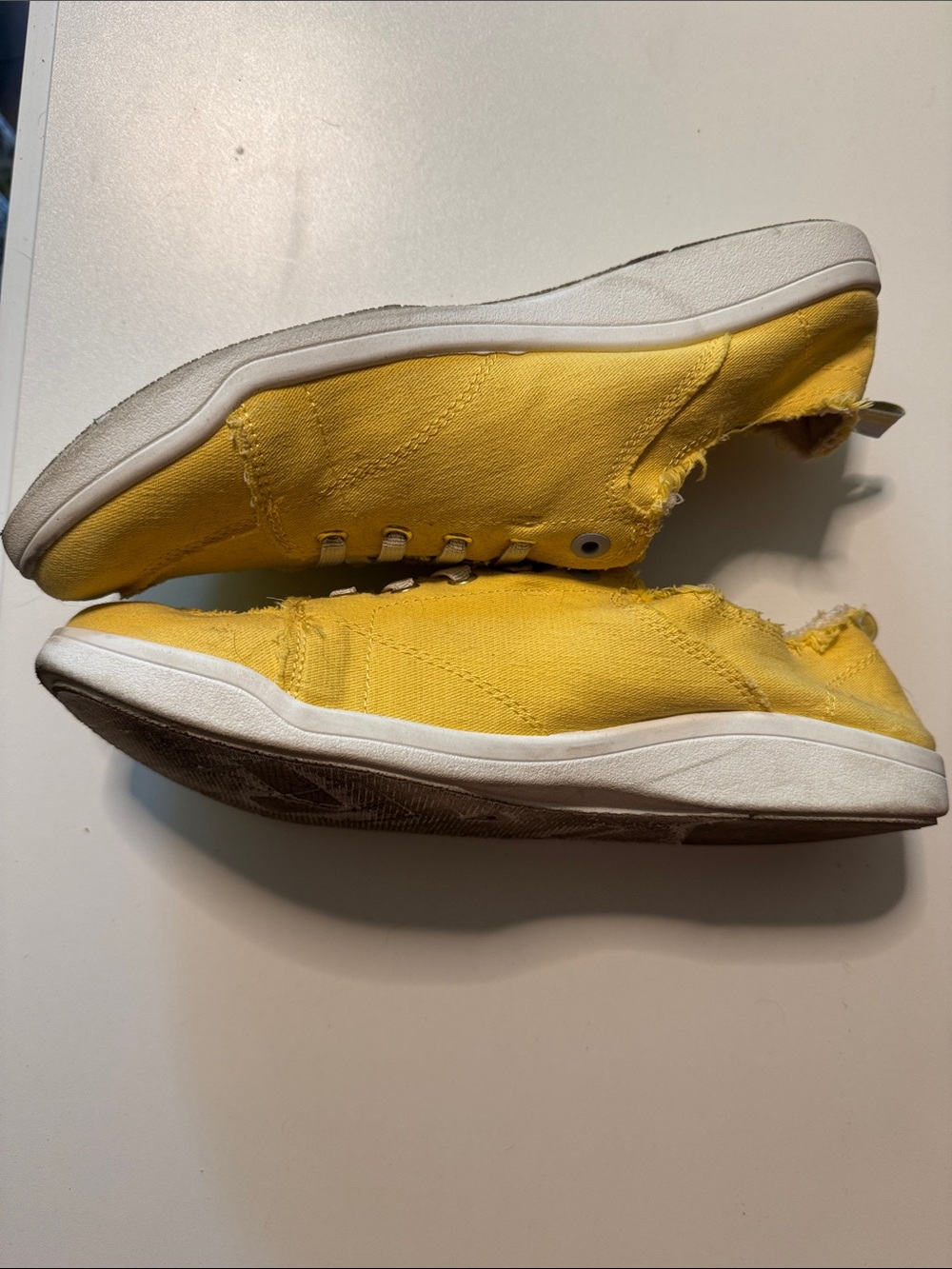 Vionic Women’s Yellow Canvas Slip-On Sneakers - Picture 7 of 8